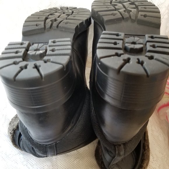 Vintage Y2K Blondo waterproof Shearling Leather Winter Boots  Size 7 - Picture 11 of 13